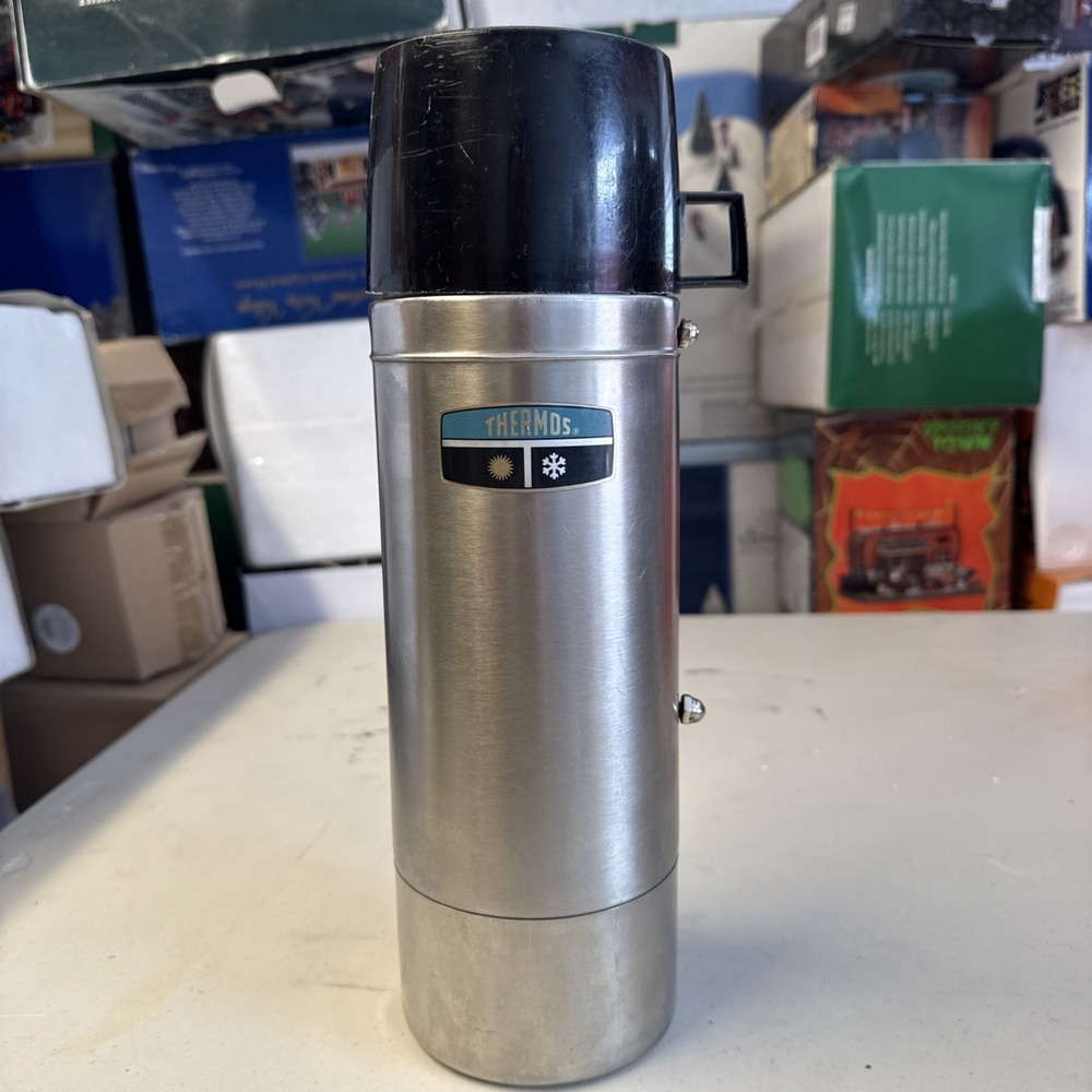 THERMOS King Seeley 2460H Stainless Steel Vacuum Bottle Quart